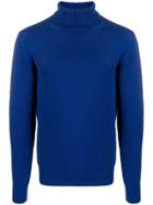Roberto Collina Turtleneck Tricot Sweater - Blue