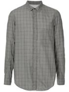 Ziggy Chen Checked Shirt - Grey