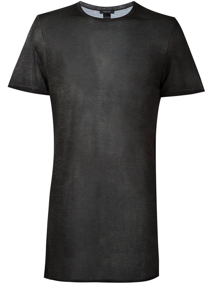 Avant Toi Crew-neck T-shirt, Men's, Size: Xl, Green, Cotton/polyamide/viscose