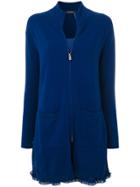 Twin-set Zipped Cardigan - Blue