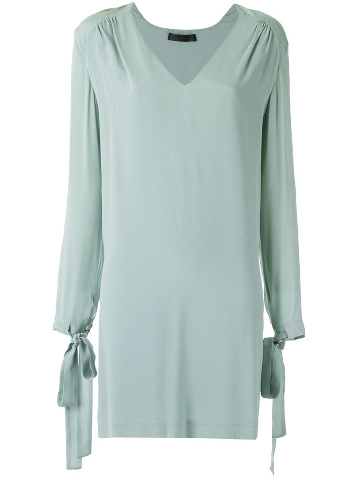 Talie Nk Shift Dress, Women's, Size: 36, Green, Silk