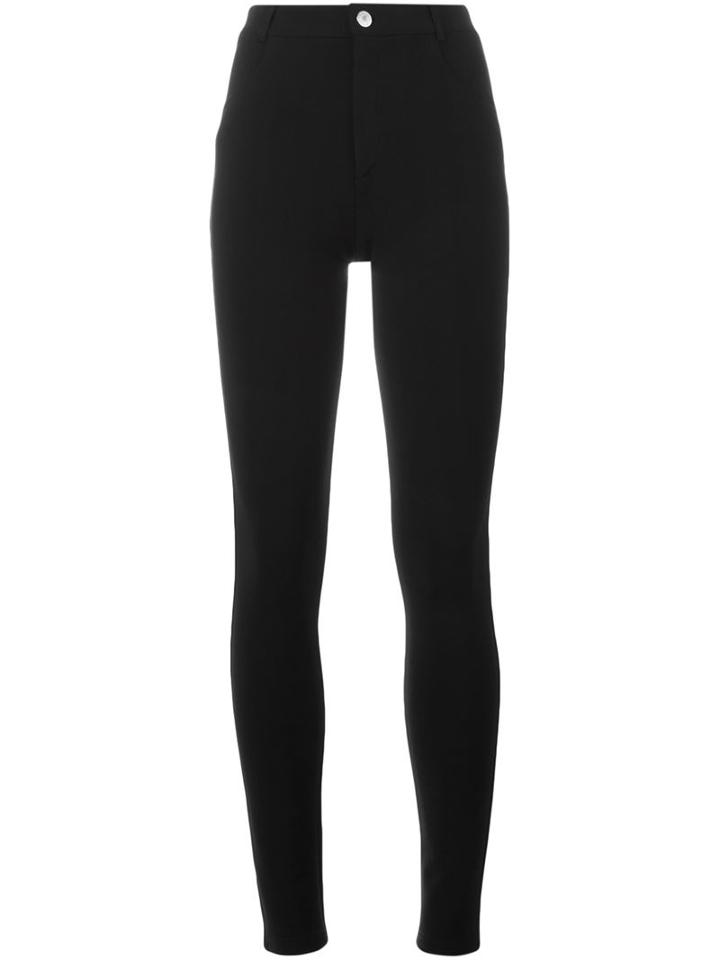 Givenchy Skinny Trousers, Women's, Size: 34, Black, Viscose/polyamide/spandex/elastane/acetate