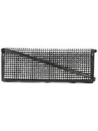Saint Laurent Jewelled Baguette Clutch Bag - Black