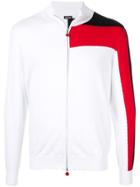 Kiton Striped Tracksuit Top - White