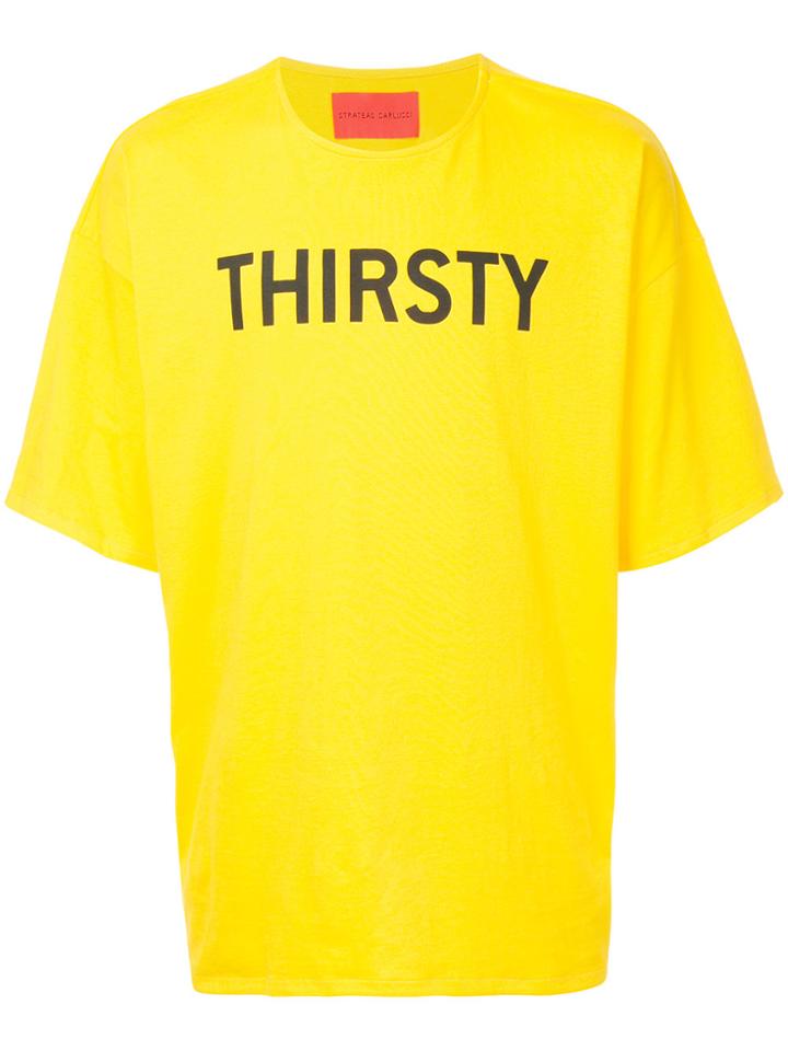 Strateas Carlucci Thirsty T-shirt - Yellow & Orange