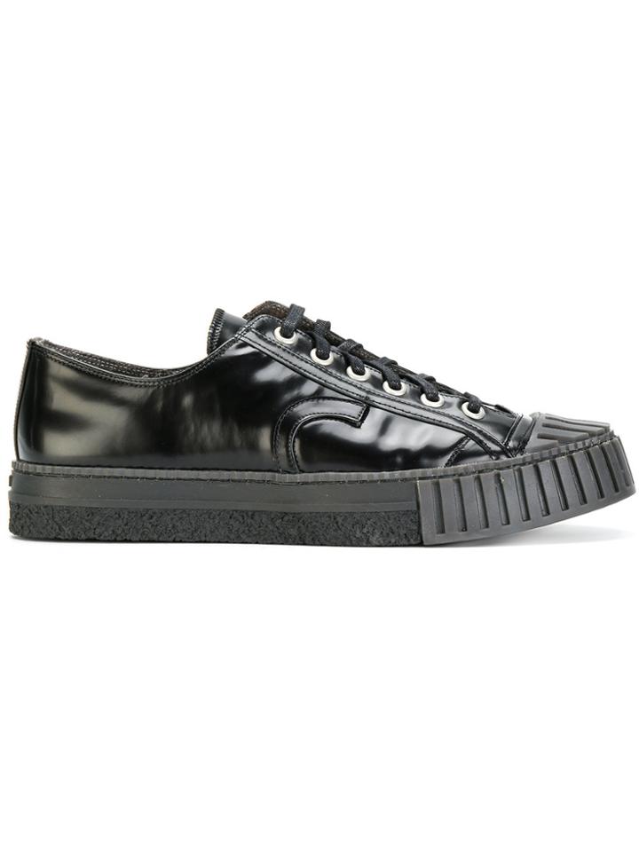 Adieu Paris Lace-up Sneakers - Black