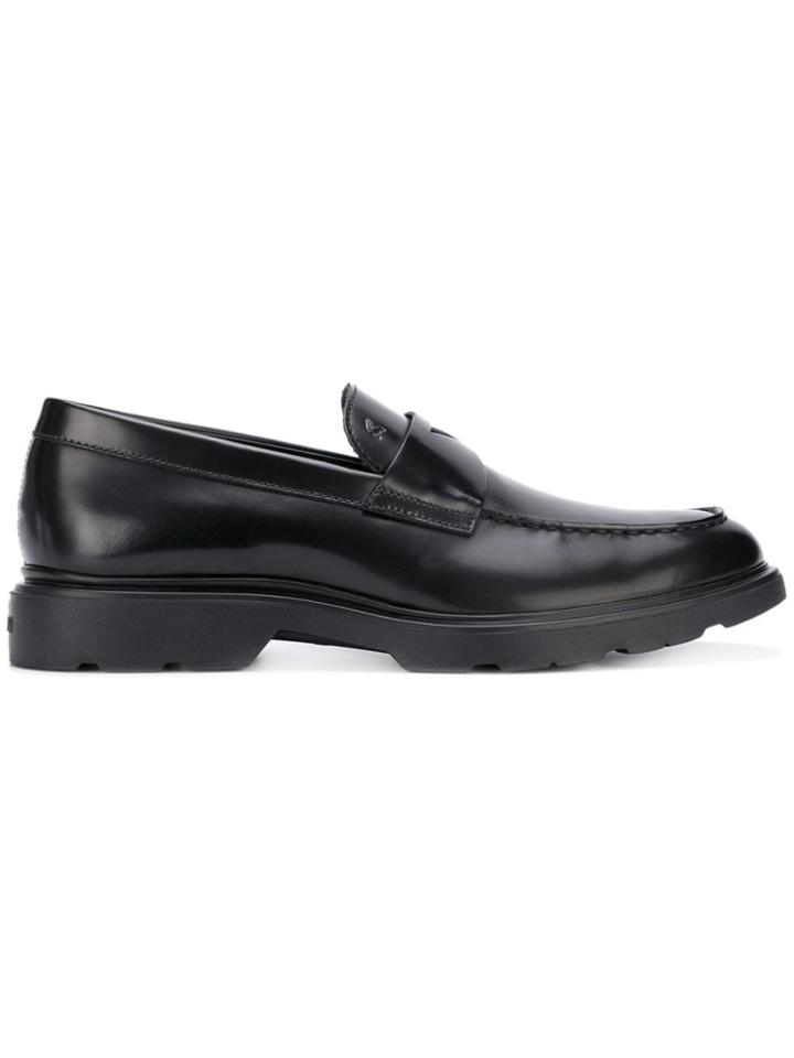 Hogan Penny Loafers - Black