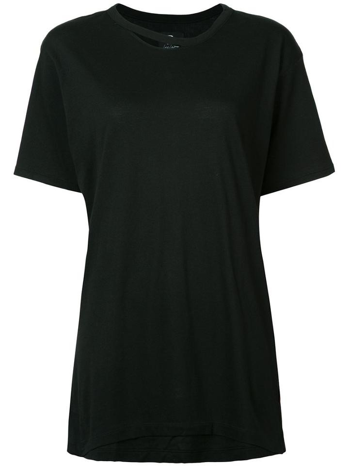 Yohji Yamamoto B Collar T-shirt, Women's, Size: 3, Black, Cotton/viscose