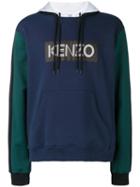 Kenzo Logo Hoodie - Blue