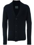 Laneus Button Down Cardigan, Men's, Size: 52, Blue, Virgin Wool