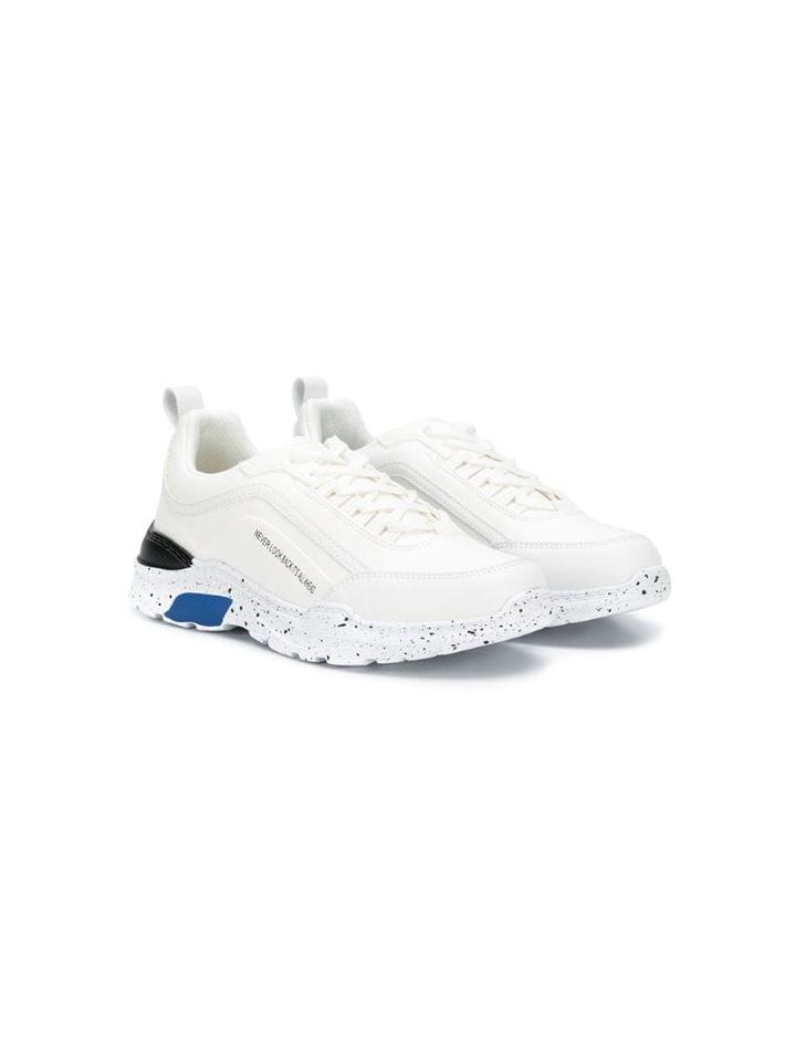 Msgm Kids Runner Sneakers - White