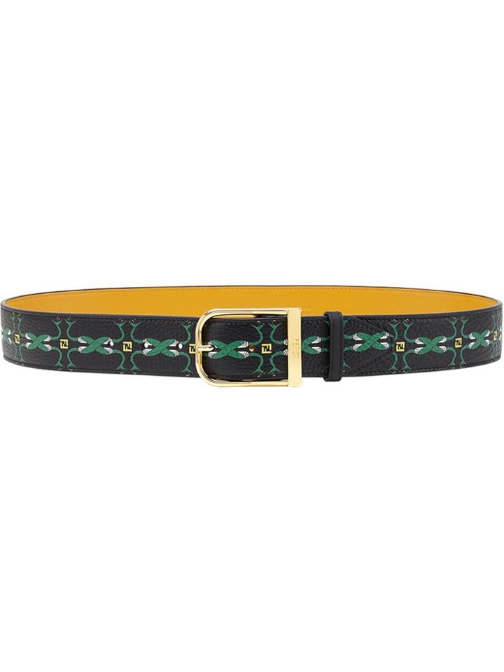 Fendi Printed Belt - Black