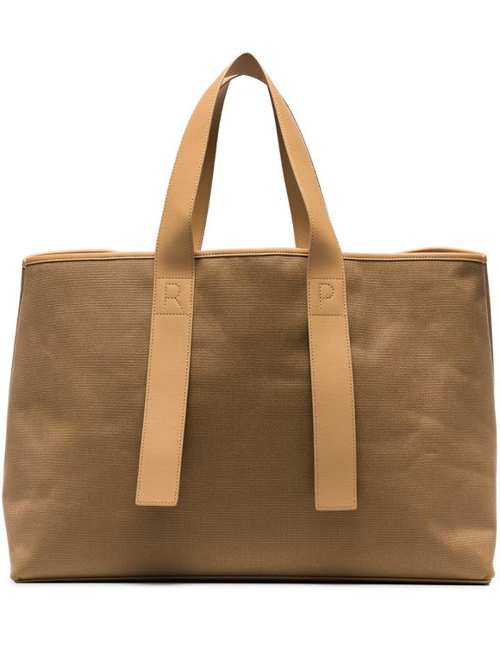 Rejina Pyo Large Canvas Tote Bag - Brown