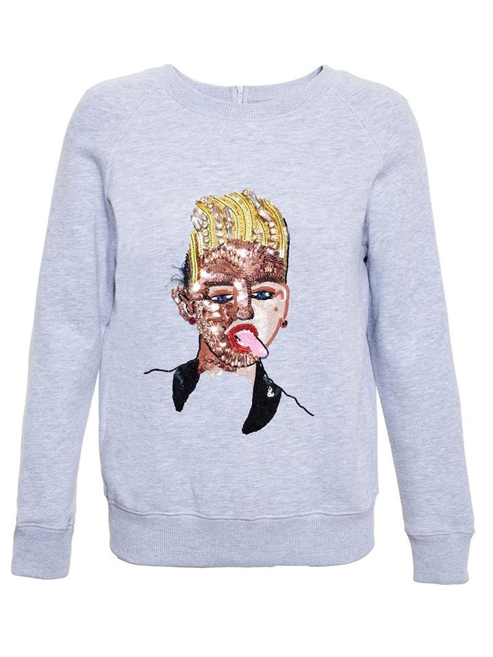 Ashish 'miley Cyrus' Sequin Sweatshirt