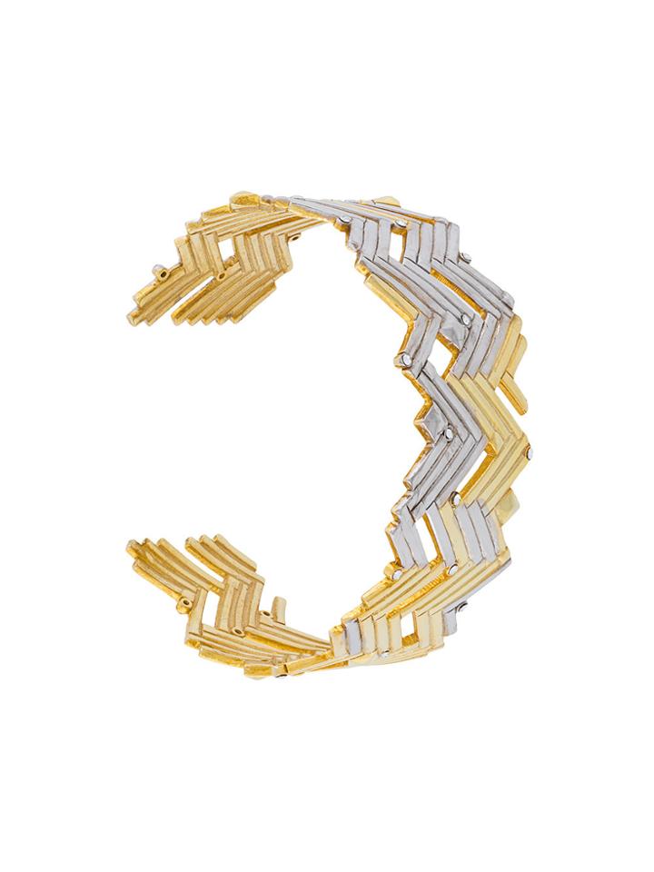 Charlotte Valkeniers Cluster Bangle - Metallic