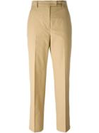 Jil Sander Front Pleat Trousers - Nude & Neutrals