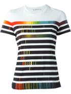 Mary Katrantzou Rainbow Stripe Print T-shirt