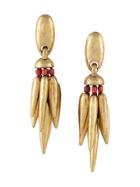 Monies Clip-on Drop Earrings - Metallic