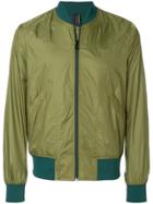 Ps By Paul Smith Lightweight Bomber Jacket - Green