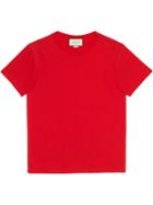 Gucci Gucci Stamp Cotton T-shirt - Red