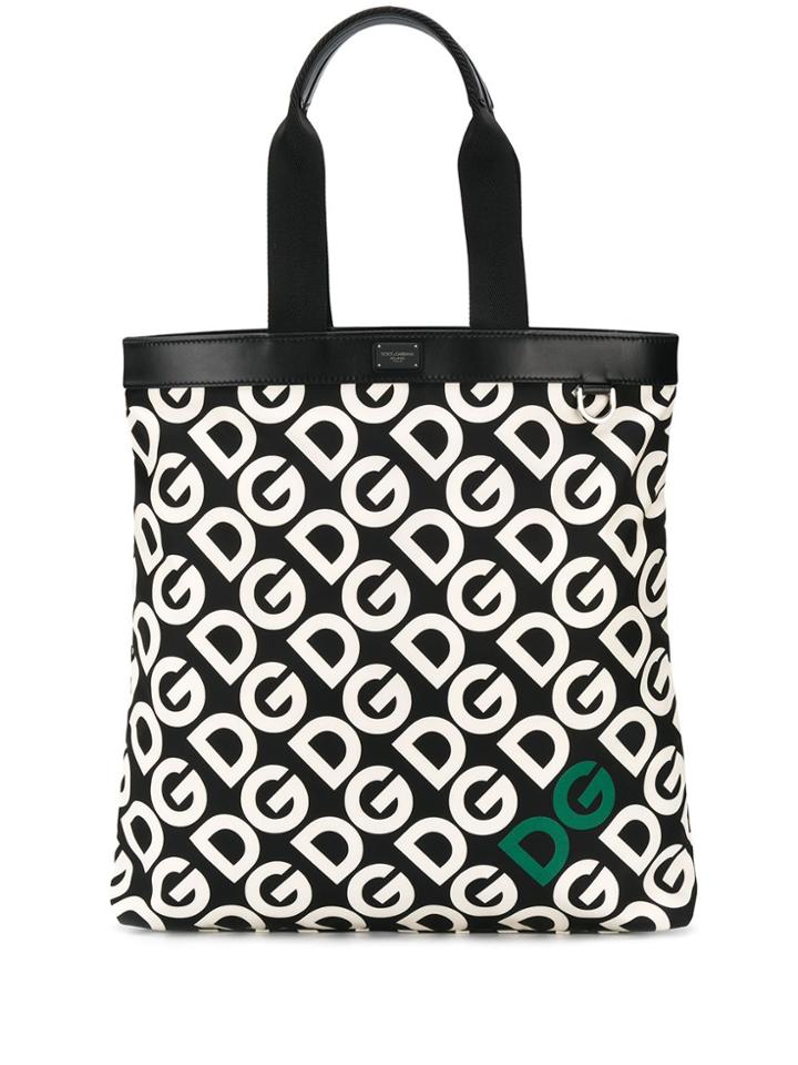 Dolce & Gabbana Dg Logo Tote Bag - Black