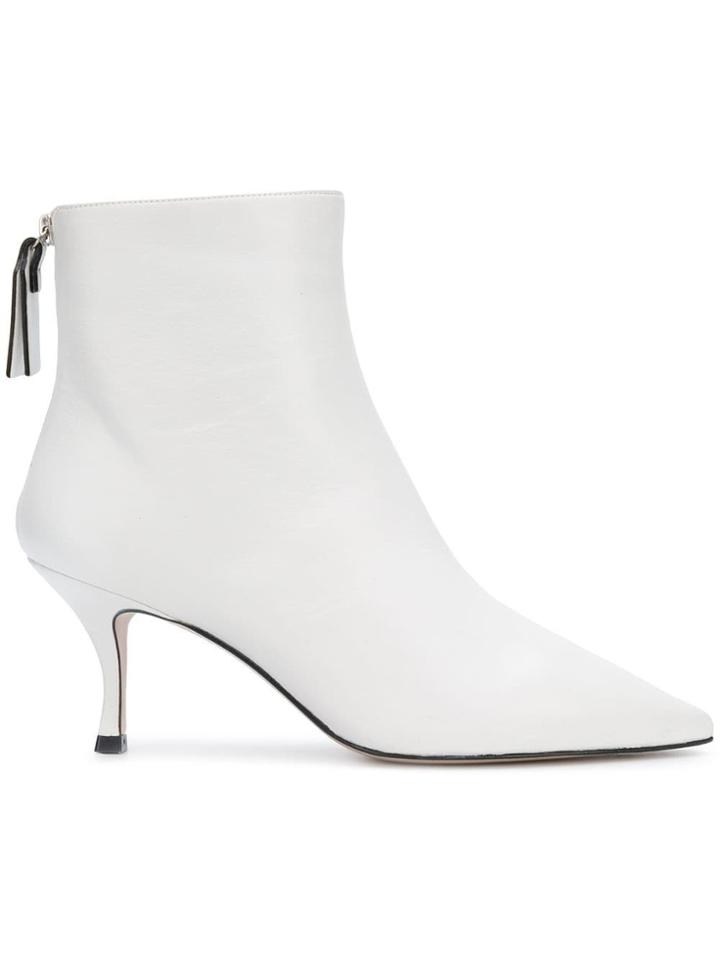 Stuart Weitzman Juniper 70 Ankle Boots - White
