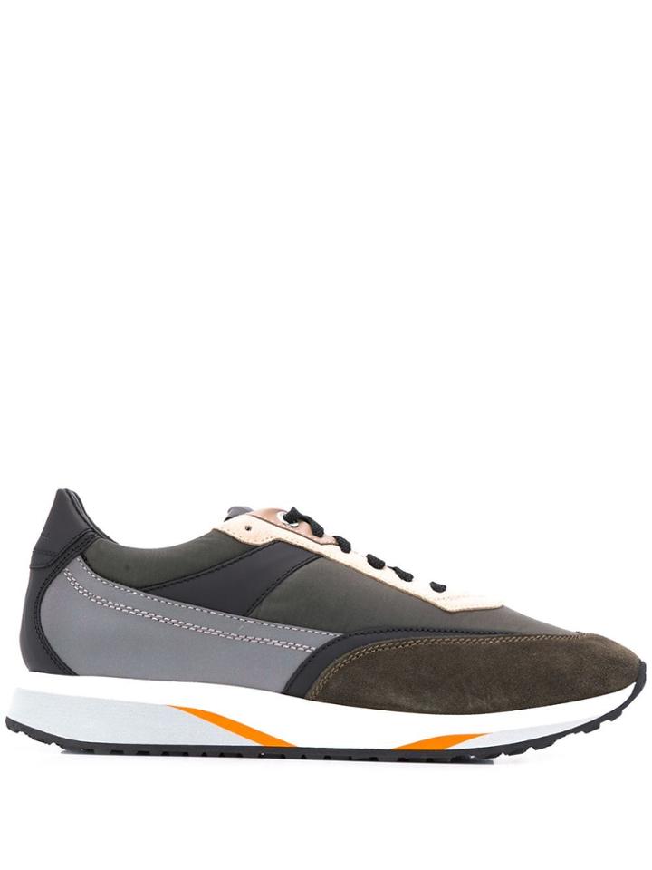 Santoni Colour-block Sneakers - Green