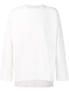 Stampd Crew Neck Sweatshirt, Men's, Size: Medium, White, Cotton/polyester