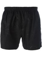 11 By Boris Bidjan Saberi Coated Shorts, Men's, Size: Large, Black, Cotton/spandex/elastane