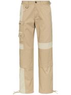 Jacquemus Utility Pocket Patch Detail Wide Leg Trousers - Neutrals