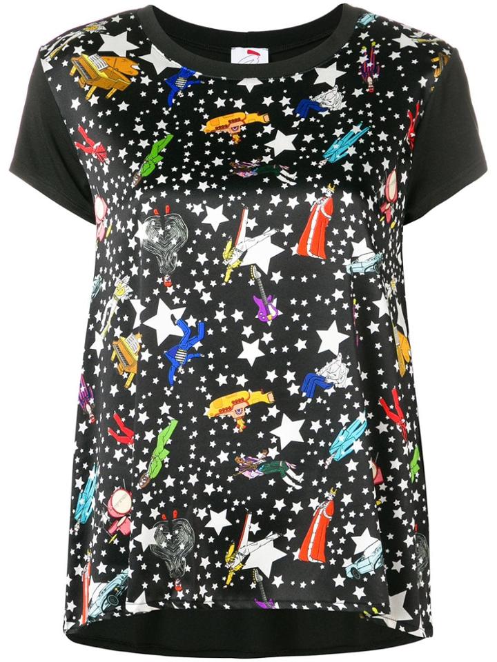 Ultràchic Astro Printed T-shirt - Black