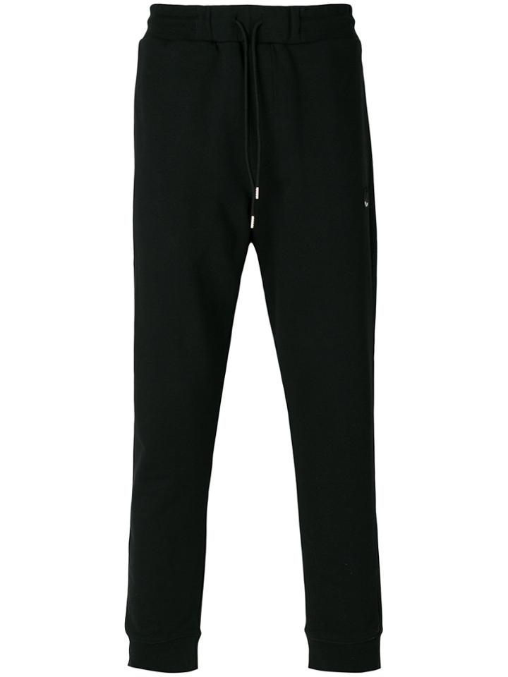 Mcq Alexander Mcqueen Swallow Patch Sweatpants - Black