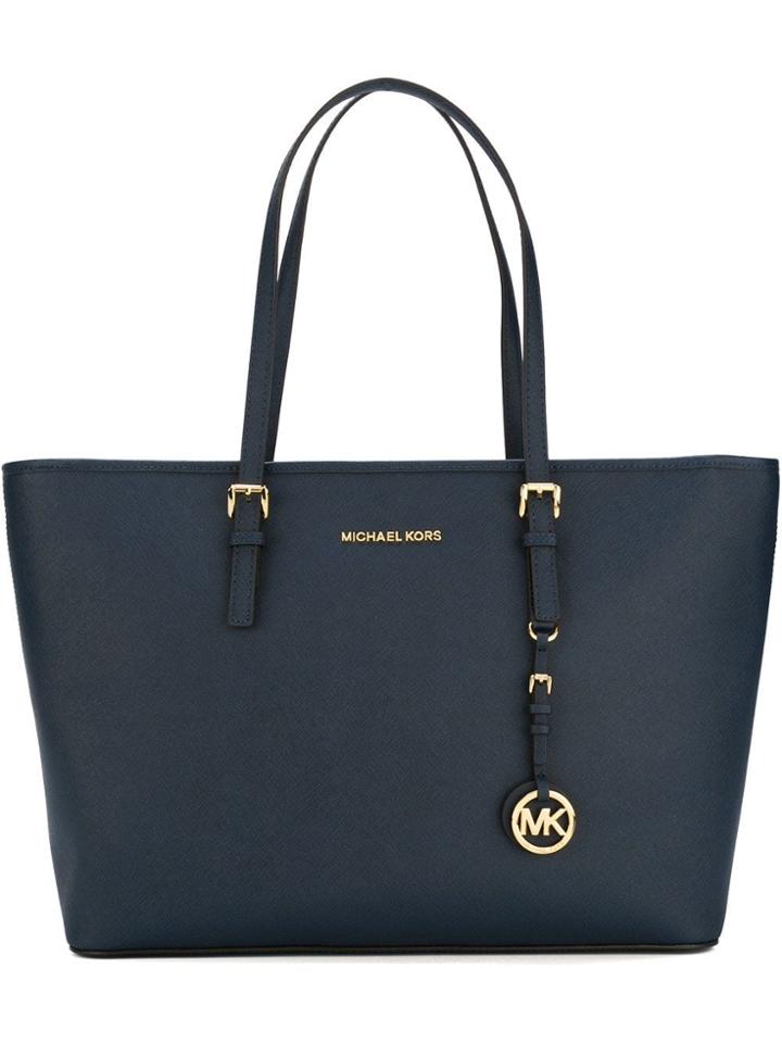 Michael Michael Kors 'jet Set Travel' Tote - Blue