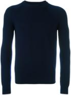 Saint Laurent Crew Neck Jumper - Blue