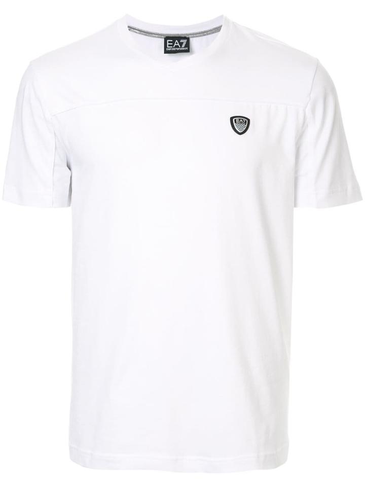 Ea7 Emporio Armani Back Logo Print T-shirt - White