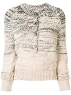 Isabel Marant Étoile Two-tone Knit Jumper - White