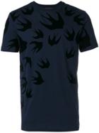 Mcq Alexander Mcqueen Swallow Swarm T-shirt - Blue
