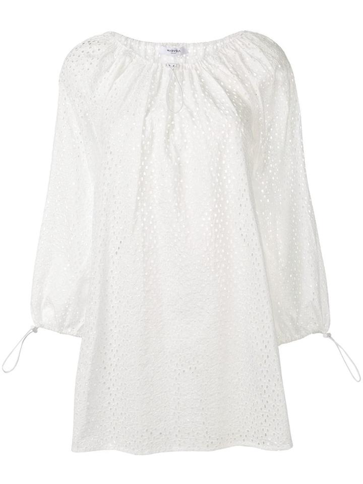 Marysia Moab Broderie Anglaise Dress - White