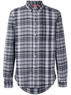 Paul By Paul Smith Checked Shirt, Men's, Size: Medium, Black, Cotton/linen/flax