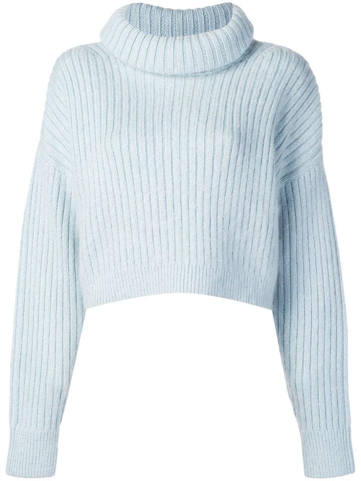 3.1 Phillip Lim Ribbed Turtleneck Sweater - Blue