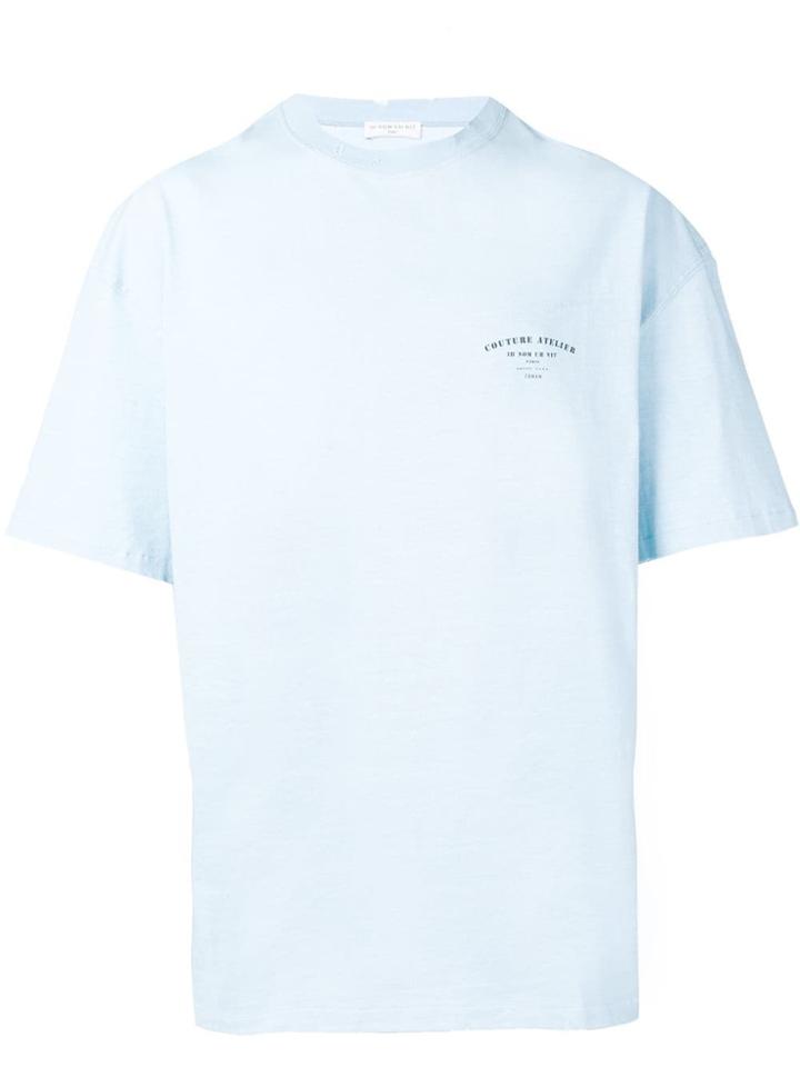 Ih Nom Uh Nit Light Blue Logo T-shirt