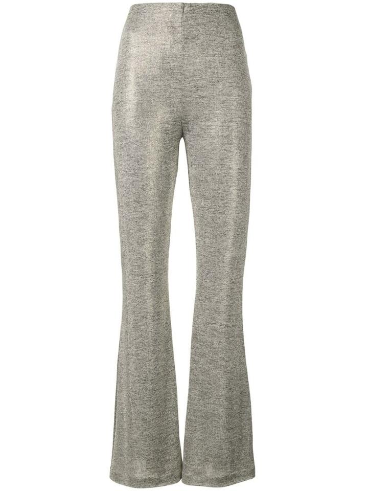 Paul & Joe High-waist Flared Trousers - Gold