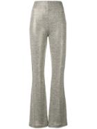 Paul & Joe High-waist Flared Trousers - Gold