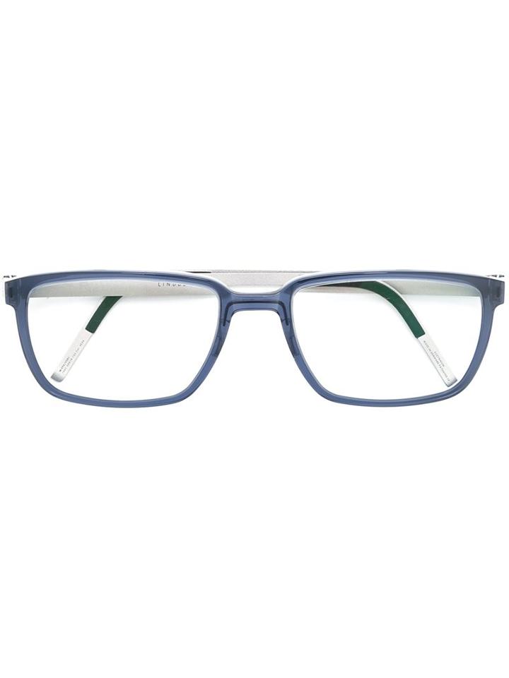 Lindberg 'acetanium' Glasses, Blue, Acetate/titanium