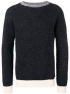 Howlin' Captain Harry Colour Block Sweater - Grey