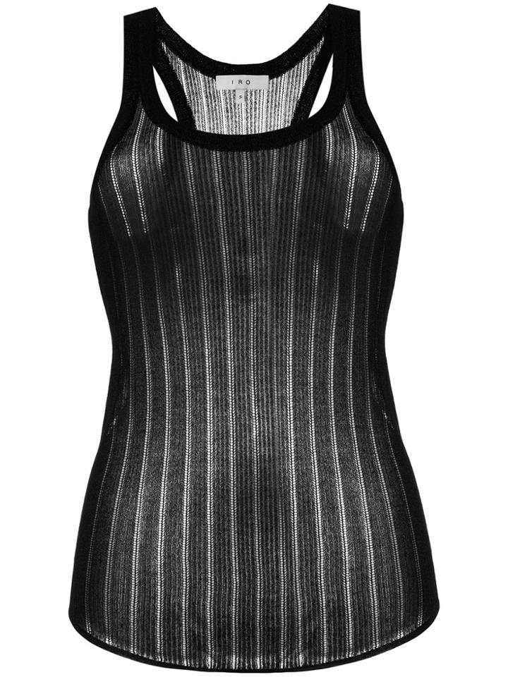Iro Knit Tank Top - Black