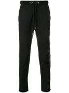 Les Hommes Urban Side Stripe Track Pants - Black