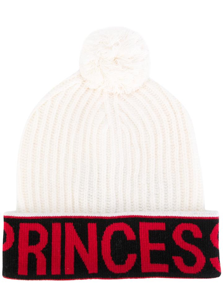 Dolce & Gabbana Princess Bobble Hat - White