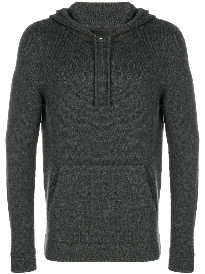 Roberto Collina Slim Fit Hoodie - Grey