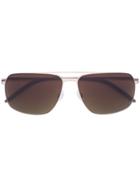 Barton Perreira Square Frame Sunglasses - Brown